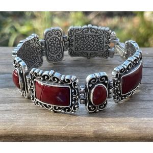 Brighton Park Ave Red Bracelet
